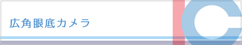 広角眼底カメラ